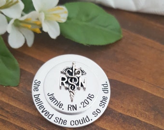 RN Pin For Pinning Ceremony | Motivational Gift For Nurse Graduate | Gifts For Nurses | RN Nurse Pin | Nursing Student Graduation Gift