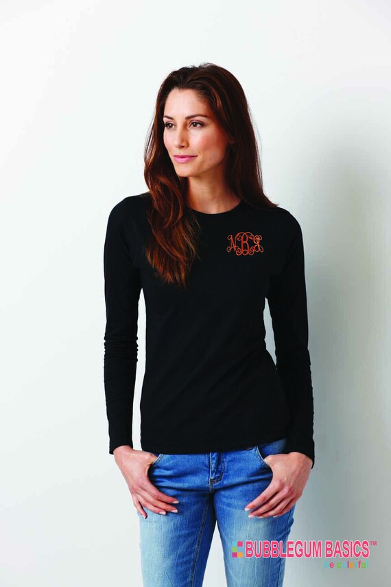 monogram tee shirts