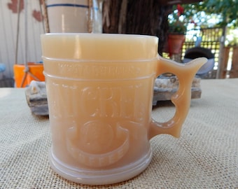 WHATABURGER Coffee Mug ~ Whataburger Caramel Slag Glass Coffee Mug