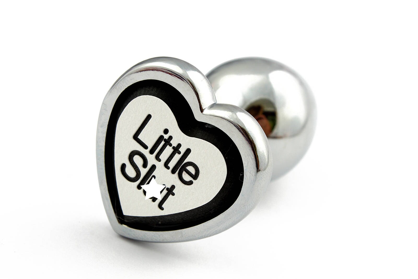 Bdsm Heart Shaped Anal Butt Plug Custom Engraved Little Slt