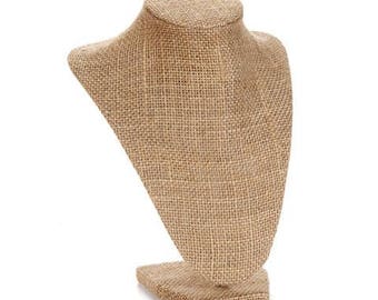 1 PC Burlap Jewelry Large Display, Necklace Display, Burlap Jewelry Display, Jewelry Display, Large Display, Large Jewelry Display