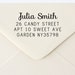 Custom Rubber Stamp - Custom Address Stamp - Return Address Stamp - Personalised Address Stamp - Gift - Sweet N Simple