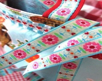 Floral Ribbon farbenmix 12mm by the yard