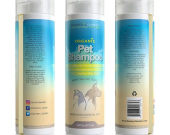 Organic Pet Shampoo 16 oz
