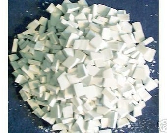 Supplies Mosaic Tiles 500 White Shades of White Broken Plates Tessera Pieces