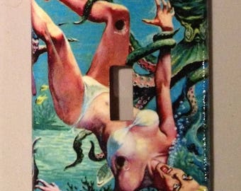 light switch cover plate: Another Octopus Attaaaack