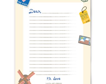 Travel Letter Writing Set