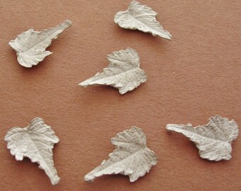 wild grape leaves sterling silver findings silversmith supplies UL014-6