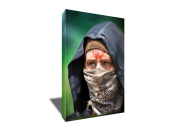 FREE SHIPPING The Walking Dead's Ninja Carol Canvas Art