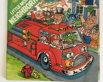 Vintage 1978 Little monster's neighborhood (A Golden look-look book) by Mercer Mayer