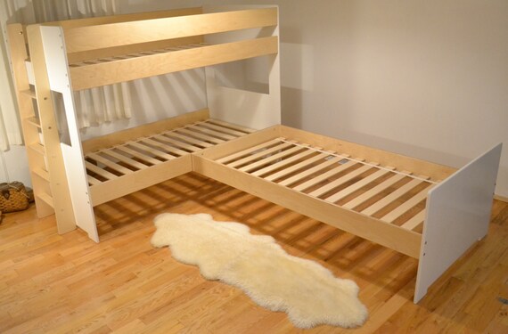 L-Shaped Bunk Bed Combination