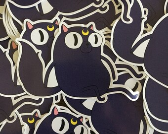 Sailor Moon Luna X Cake Vinyl Sticker