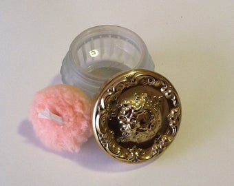 Vintage Estee Lauder Vanity Powder Frosted Jar Re-nutriv 3 Pieces