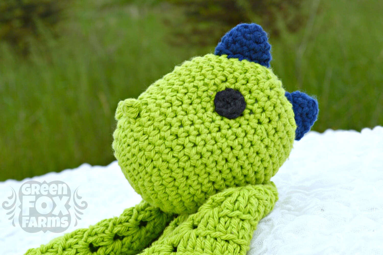 Custom Baby Dinosaur Blanket Crochet Dino Lovey Made to