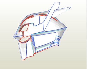 Tenya Iida Ingenium Helmet Foam Pepakura
