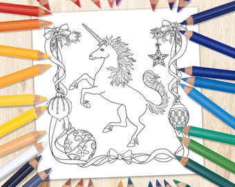 unicorn coloring page printable coloring page unicorn art kids coloring page fantasy - Coloring Page Of A Unicorn unicorn coloring page printable coloring page unicorn art kids coloring page fantasy - Coloring Page Of A Unicorn