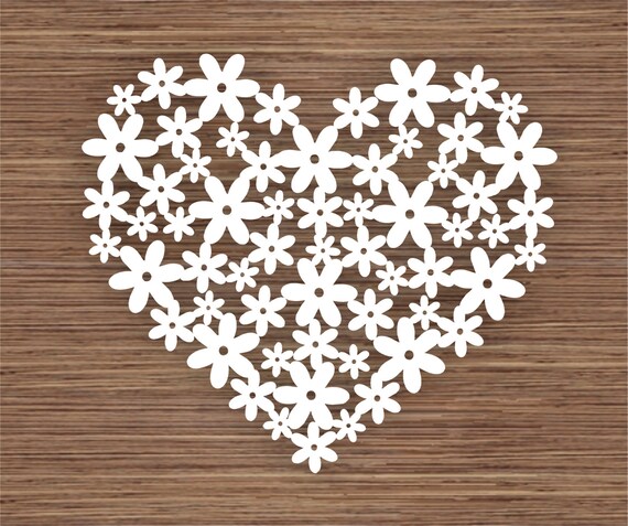 Free Free Flower Heart Svg 441 SVG PNG EPS DXF File