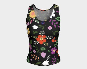Creamtoe-05-Fitted TankTop-Flower-1