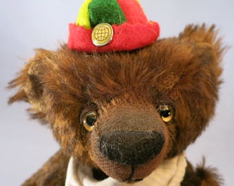 Artist collectable bear "Leroy"