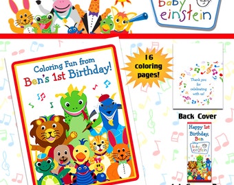Baby Einstein Coloring Book with Crayons