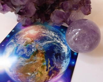 New Earth Orb of Crystalline Violet Flame ~ 40 mm