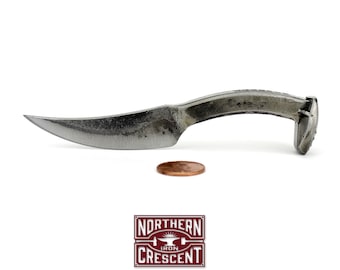 Tiny Railroad Spike Knife K1-T - Groomsmen Gift, miniature knives, mining spike knife, cool gift for him