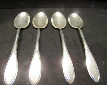 Pickwick Silverplate 1938 by International Silver, Serving Spoons, Silverplate Flatware, Set of 4 (1569)