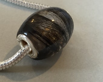 Pandora european type beads containing your horses or pets hair 'Large'
