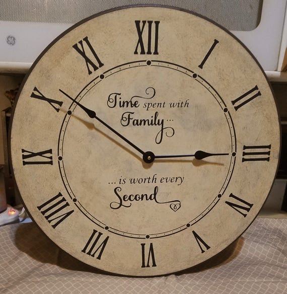 18 Inch Family Heirloom Clock with Roman Numerals