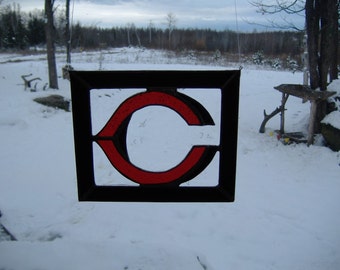 Chicago stained glass suncatcher