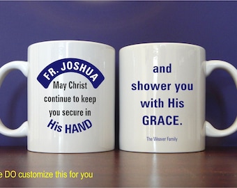 Catholic Priest Mug Gift - Gifts for Priest - Fathers Day Gift - Priest Appreciation - Father's Day Gift, MST003