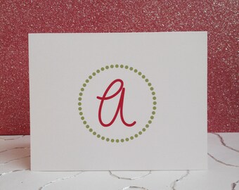 personalized thank you note cards set of 20