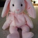 Vintage 1996 Ty Hoppity the Pink Bunny Beanie Baby