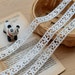 4 Yards Width 0.55 inches ivory lace trim,lace trim,floral lace for DIY dress,For flowers(63-206)