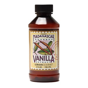 Madagascar Vanilla Extract, Pure 4 oz, by LorAnn