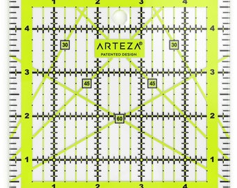 Arteza Acrylic Quilters Ruler 5x5