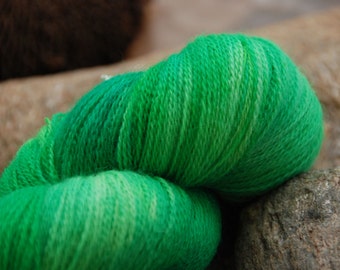 handdyed Bfl Laceyarn, colour s123, 2ply