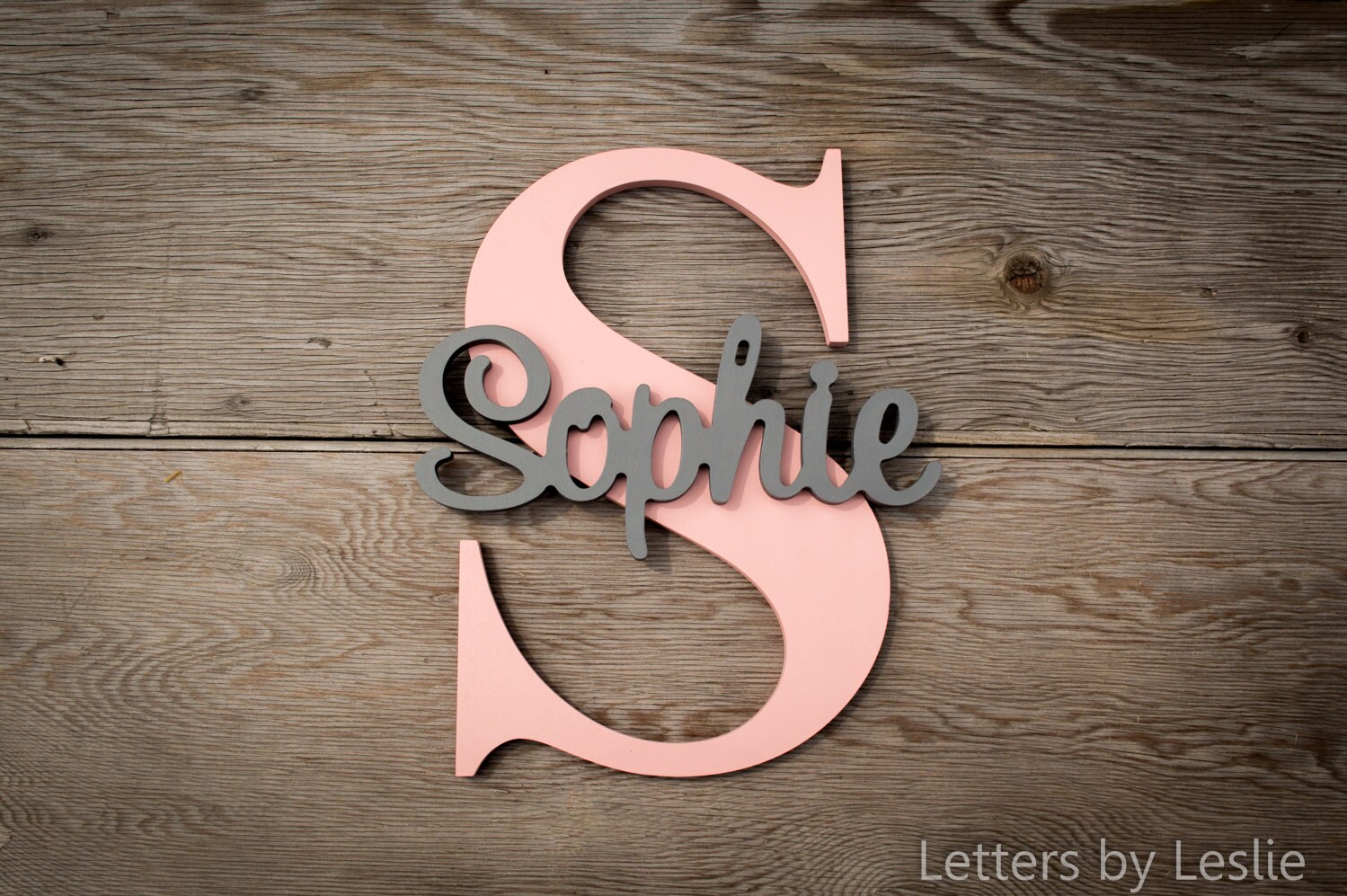 Personalized Nursery Decor Name on Letter Nursery Decor
