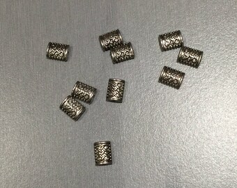 Rectangular beads (10)