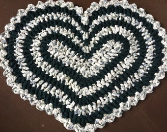 Crochet Heart ORIGINAL Rag Rug Pattern