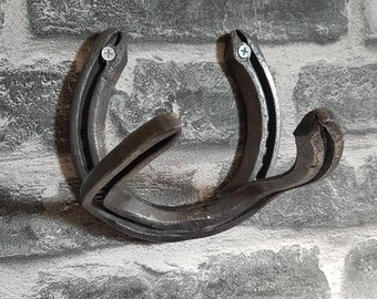 Heavy Duty Horseshoe Tool Hook for Brooms Yard Items Spades Equestrian DIY