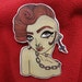 Pierced Punk Girl Art Sticker