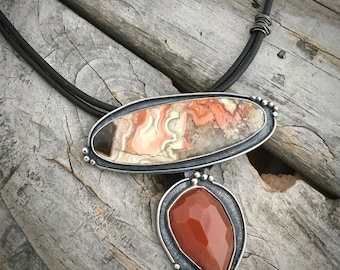 Sterling Silver Necklace One Of a Kind Handmade Necklace By Joy Kruse Wild Prairie Silver Jewelry