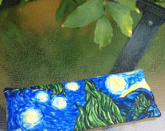 Van Gogh Starry Night Lavender Eye Pillow Aromatherapy Meditation Yoga Headache Stress Relief Eye Mask