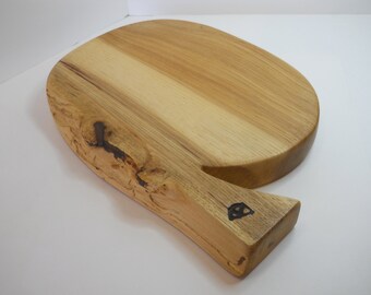 Hickory Serving Board with Natural Edge MARKED DOWN