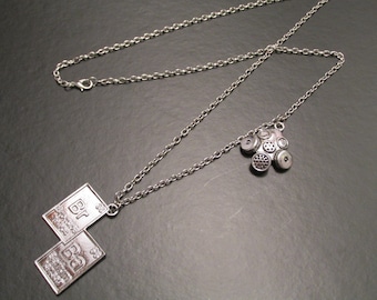 GRAND SALE- Breaking Bad Periodic Table Symbols Necklace