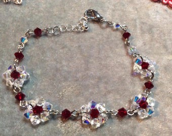 Swarovski beaded bracelet