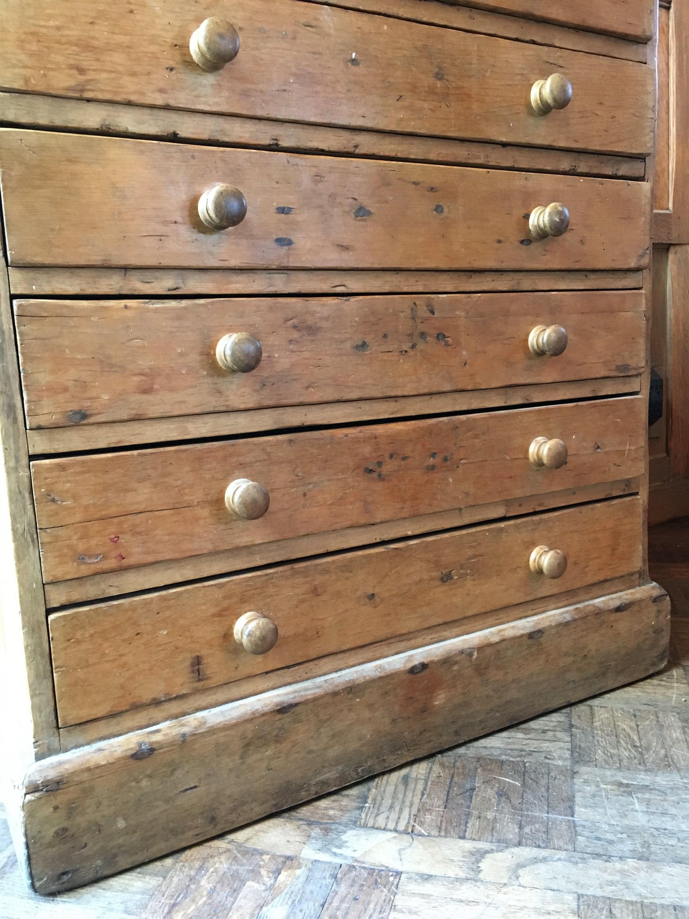 2x Antique Pine Dressers Classics Life