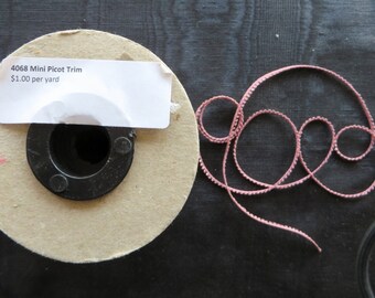Mini Picot Mauve Trim 4068A