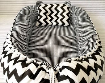 Double sided Baby Nest Bed, Babynest Newborn, Co sleeper,Snuggle Nest,Cosleeper, Cocoon,Baby lounger, Baby positoner.